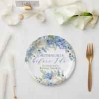 Elegant Something Blue Hydrangea Bridal Shower