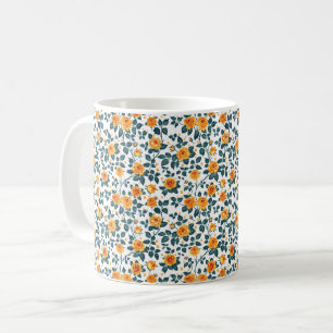 Elegant Sophisticated Chic Romantic Floral Coffee Mug