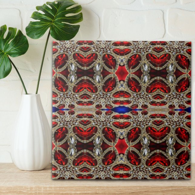 elegant sophisticated gold ruby red burgundy  tile (elegant sophisticated gold ruby red burgundy ceramic tile)