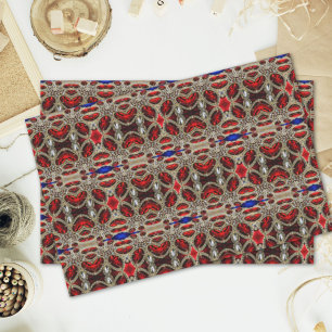 elegant sophisticated gold ruby red burgundy tissue paper