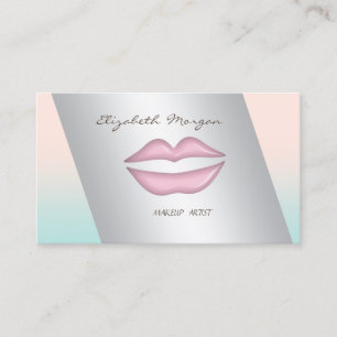 Elegant Sophisticated Modern Professional,Lips Business Card