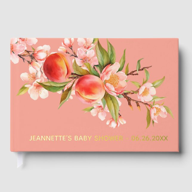 Elegant Southern Sweetheart Style Guest Book (Front)