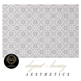Elegant Spanish Tile Lux Aesthetics Tissue Paper