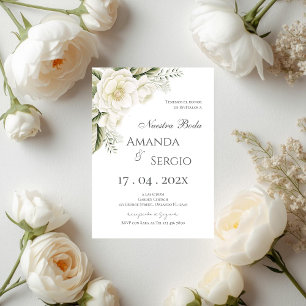 Elegant Spanish Wedding Invitation