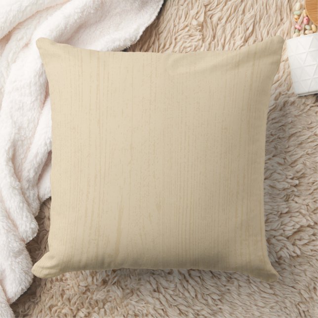 Elegant Spanish White Wood Grain Cushion (Blanket)