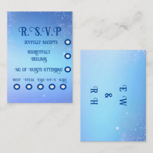 Elegant Sparkle Wedding Enclosure Card