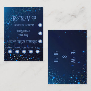Elegant Sparkle Wedding Enclosure Card