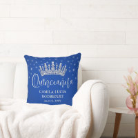 Elegant Sparkles Quinceañera Royal Blue Keepsake