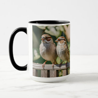 Elegant Sparrow Ceramic Mug