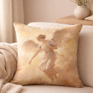 Elegant Spiritual Home Accent Angel Cushion