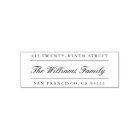 Elegant Split Address Self-Inking Return Address