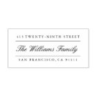 Elegant Split Address Self-Inking Return Address