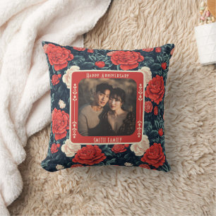 Elegant Spouse Golden Anniversary Throw Pillow