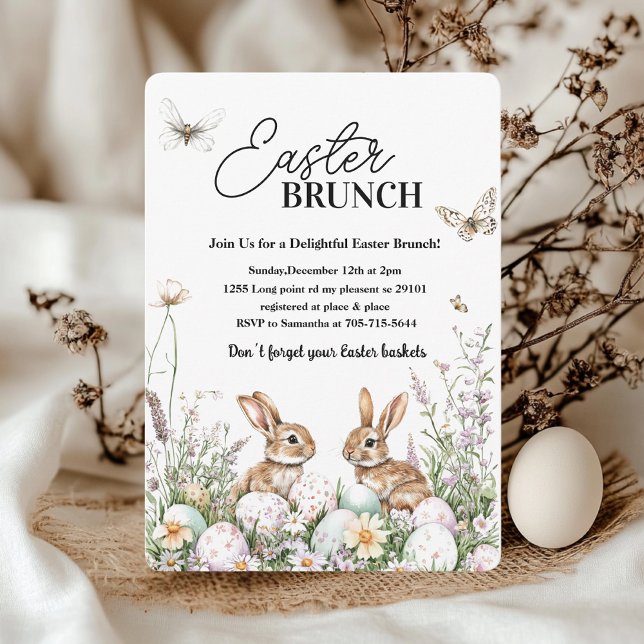 Elegant Spring Easter Brunch Invitation (Creator Uploaded)