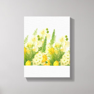 Elegant Spring Floral Bouquet  Canvas Print