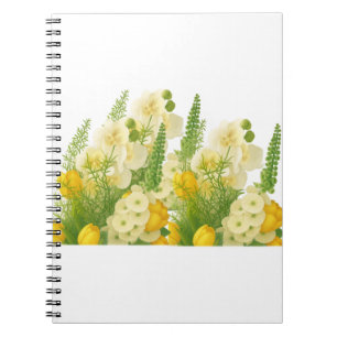 Elegant Spring Floral Bouquet Notebook