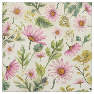 Elegant Spring Floral Pattern Fabric