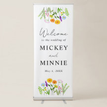 Elegant  Spring Floral Wedding Welcome