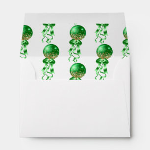 Elegant ST patrick day Green Watercolor Balloon Envelope