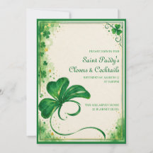 Elegant St. Patrick’s Day Party Invitation