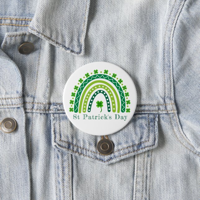 Elegant St. Patrick's Day Party 7.5 Cm Round Badge (In Situ)