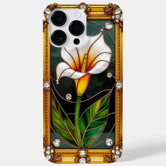 Elegant Stained Glass Artwork Case-Mate iPhone Case (Back)
