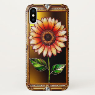 Elegant Stained Glass Flower Artwork Case-Mate iPhone Case