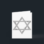 elegant star of david holiday card<br><div class="desc"></div>