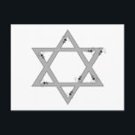 elegant star of david postcard<br><div class="desc"></div>