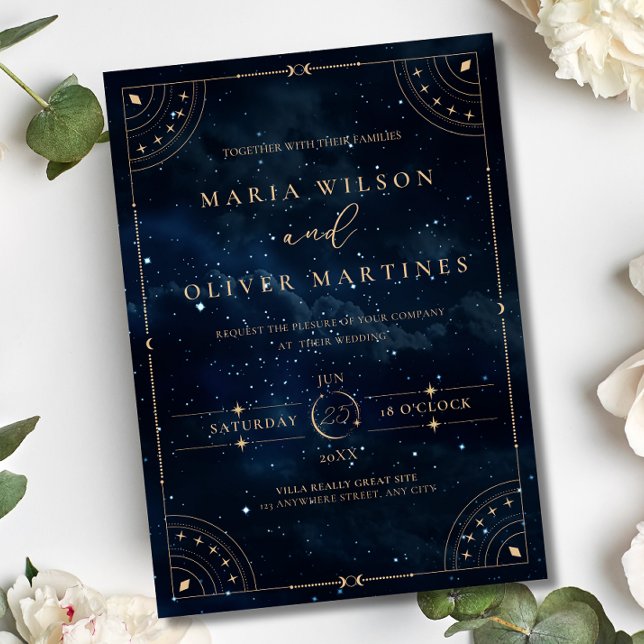 Elegant Starry night Wedding Celestial Wedding  (Creator Uploaded)