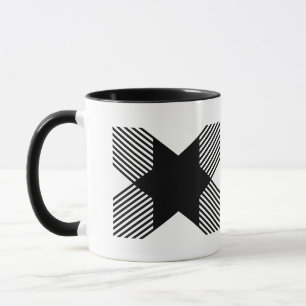 Elegant Start in Letter X Monogram Mug