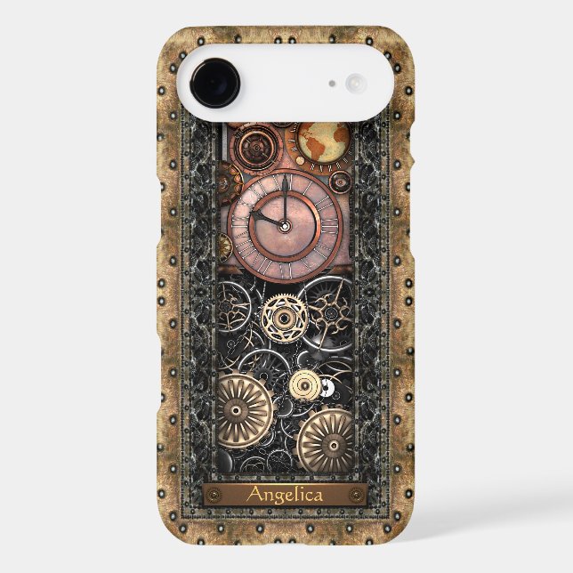 Elegant Steampunk Customisable Case-Mate iPhone Case (Back)