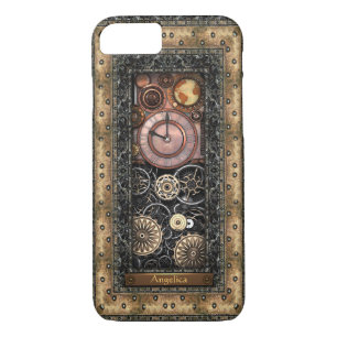 Elegant Steampunk Personalized Case-Mate iPhone Case