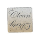 Elegant Stone Clean/Dirty Dishwasher Kitchen Dish