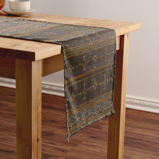 Elegant Striped Batik Table Runner (In Situ)
