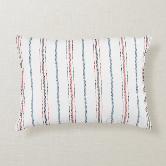 Elegant striped pattern. decorative cushion (Front)