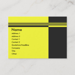 Elegant Stripes Profile Card