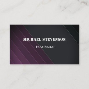 Elegant, stripes, striped pattern business card