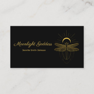 Elegant stylish black and gold business card