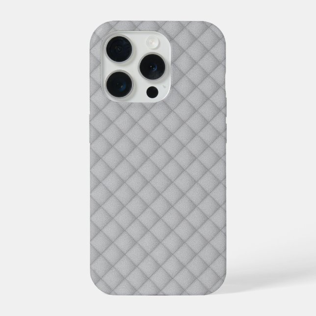 Elegant Stylish Black Texture iPhone Case (Back)
