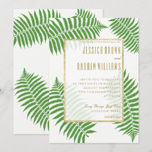 Elegant, Stylish Bracken Wedding Invitation