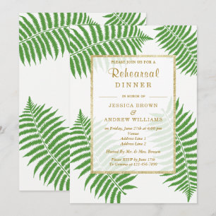 Elegant Stylish Bracken Wedding Invitation