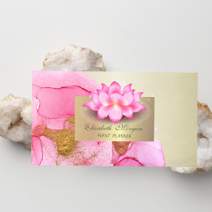 Elegant Stylish Chic Lotus Business Card