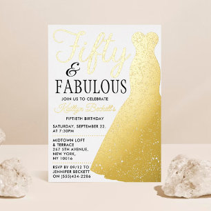 Elegant Stylish Dress   Fifty & Fabulous Birthday