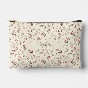Elegant Stylish floral Pencil case, makeup Accessory Pouch