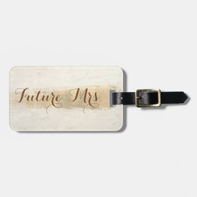 Elegant Stylish ,Future Mrs. Luggage Tag (Front Horizontal)