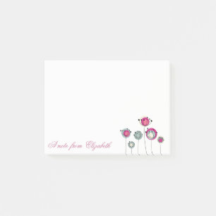 Elegant Stylish Girly ,  Flowers Post-it Notes