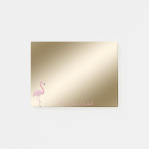 Elegant Stylish,Girly, Pink Flamingo Post-it Notes