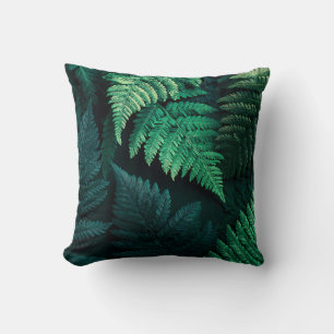 Elegant Stylish Greenery Botanical Cottage Leaves  Cushion