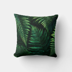 Elegant Stylish Greenery Botanical Cottage Leaves  Cushion